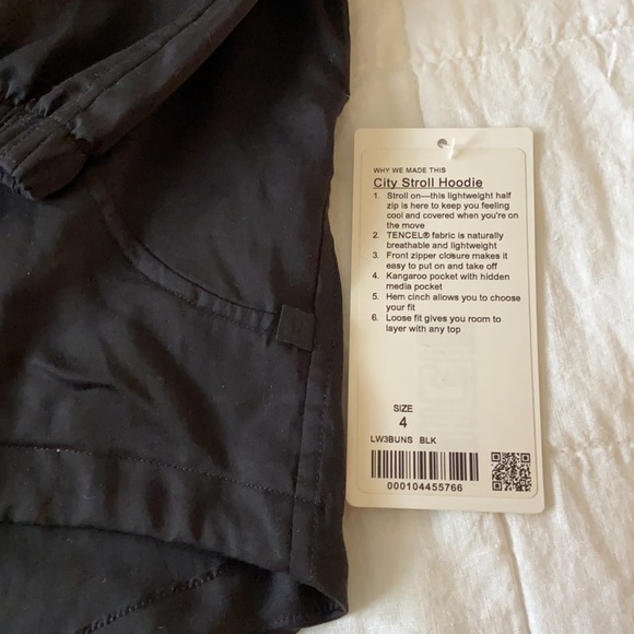 NWT lululemon City Stroll Hoodie Jacket Black - Picture 6 of 15
